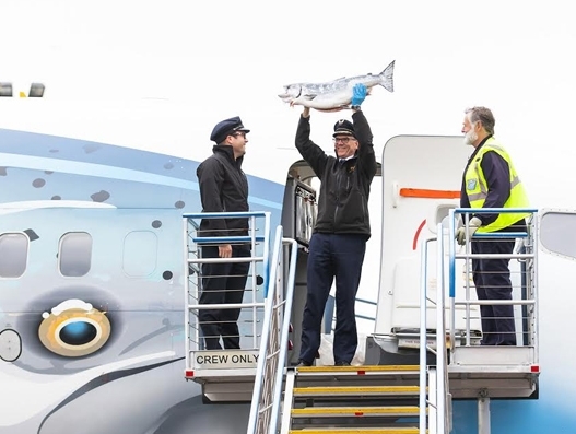 Alaska Air Cargo brings the seasons first Copper River salmon to Seattle