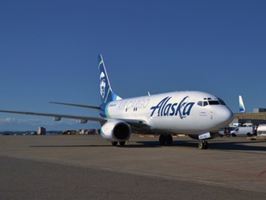 Alaska Air Cargo’s first converted 737-700 freighter to operate on Seattle-Alaska route