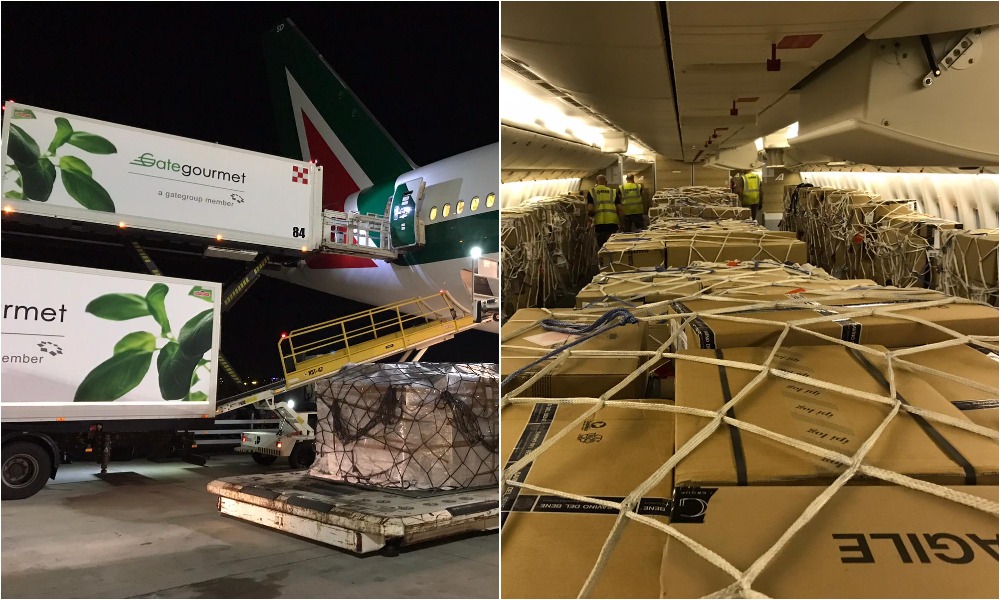 Alitalia Cargo carries record 53 tonne cargo load from Mumbai to Rome