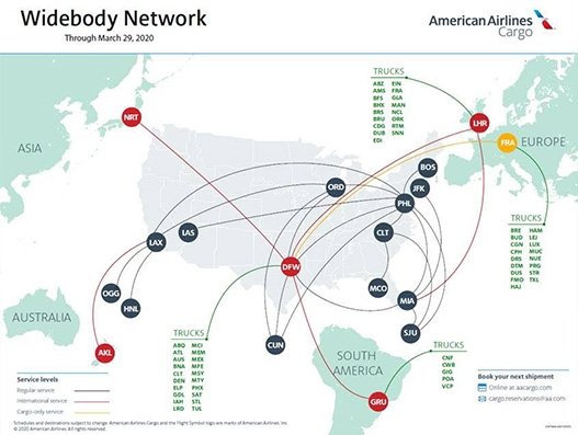 American Airlines Cargo to fly long-haul widebody cargo-only aircraft to key locations American Airlines Cargo to fly long-haul widebody cargo-only aircraft to key locations
