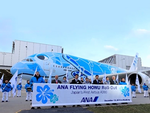 ANA unveils Japan’s first A380 jet