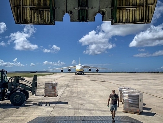 Antonov in relief cargo delivery to aid Hurricane-stricken Saipan Antonov in relief cargo delivery to aid Hurricane-stricken Saipan