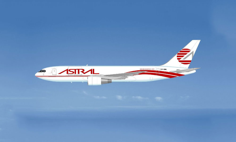 ATSG delivers Astral Aviation’s first Boeing 767 freighter