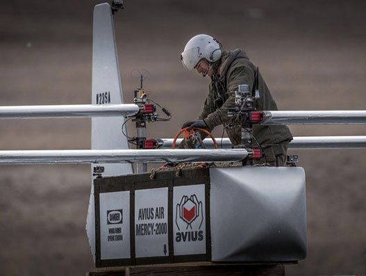 AVIUS Air Delivery readies disposable cargo UAV to deliver 1600 lbs of emergency supplies to combat Covid-19