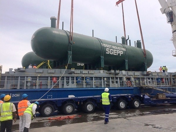 Bolloré Logistics in transportation of two tanks from France to Gabon