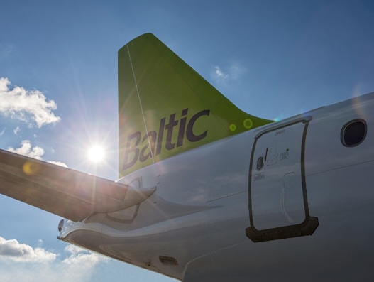 Bombardier delivers CS300 aircraft to airBaltic
