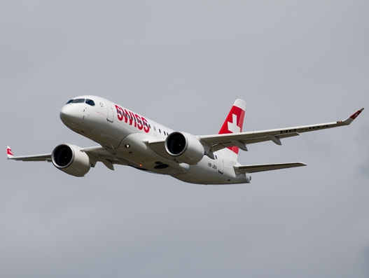 Bombardier delivers the sixth CS100 aircraft to SWISS Bombardier delivers the sixth CS100 aircraft to SWISS