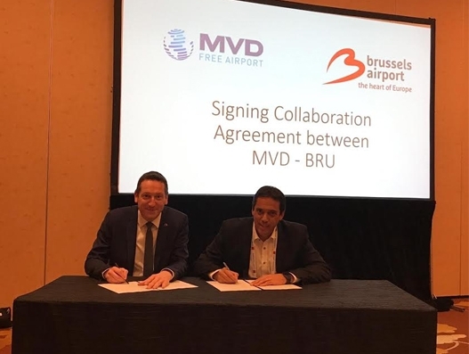 Brussels Airport and MVD Free Airport sign MoU for cooperation