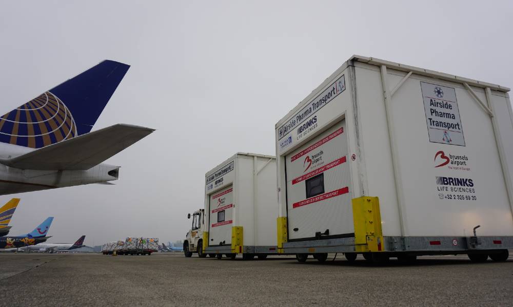 Brussels Airport helps deliver Covid-19 vaccines to more than 40 destinations around the world Brussels Airport helps deliver Covid-19 vaccines to more than 40 destinations around the world