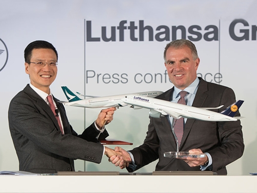 Cathay Pacific Airways, Lufthansa Group enter into new codeshare agreement