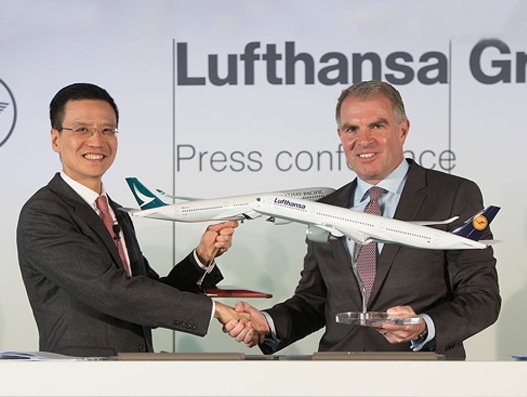 Cathay Pacific Airways, Lufthansa Group enter into new codeshare agreement Cathay Pacific Airways, Lufthansa Group enter into new codeshare agreement