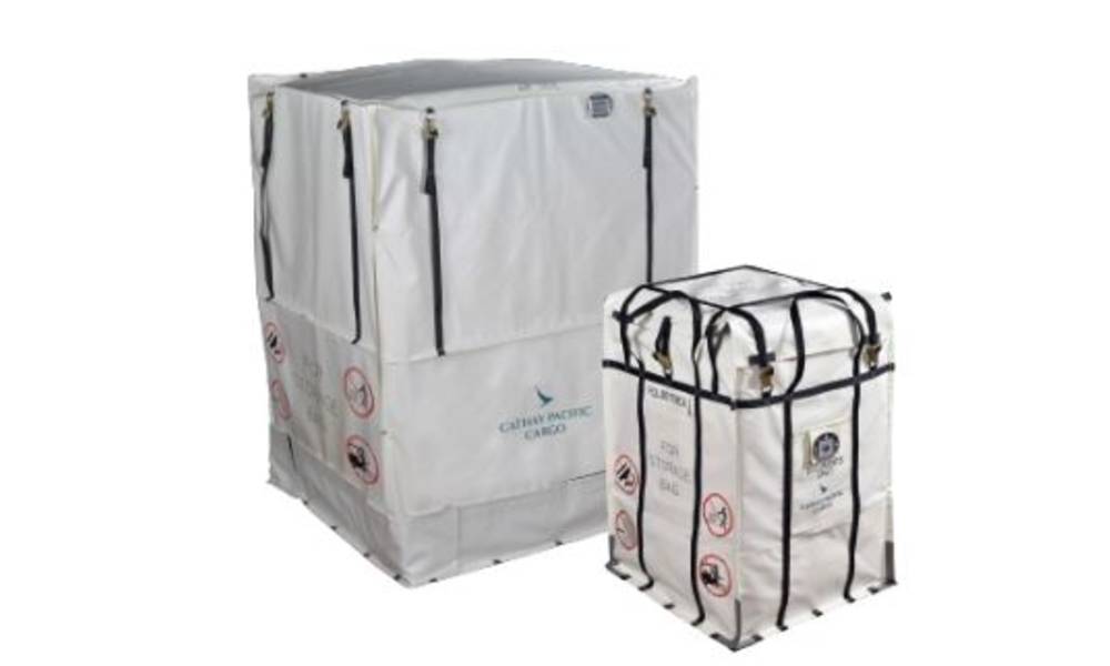 Cathay Pacific Cargo launches supersize Skid Fire Containment Bag in India Cathay Pacific Cargo launches supersize Skid Fire Containment Bag in India