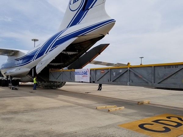 Bolloré Logistics Houston handles an IL-76 air charter for one of its oil customer Bolloré Logistics Houston handles an IL-76 air charter for one of its oil customer