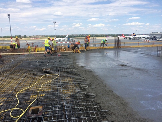 Construction of new pier in full swing at Budapest Airport