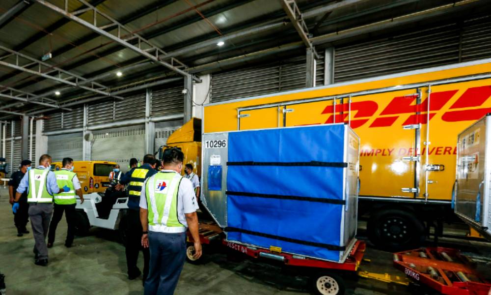 DHL Express partners with MASkargo to deliver first batch of Covid-19 vaccines to Malaysia DHL Express partners with MASkargo to deliver first batch of Covid-19 vaccines to Malaysia