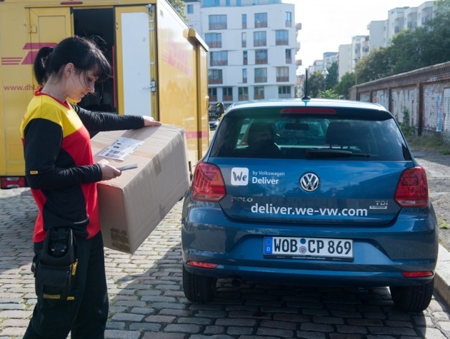 DHL Parcel and Volkswagen launch joint pilot project in Berlin