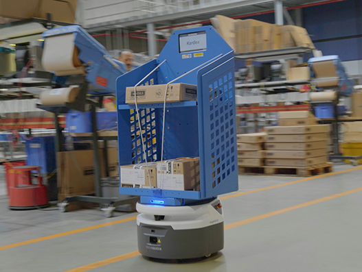 Wärtsilä and DHL deploy mobile robots for warehouse operations Wärtsilä and DHL deploy mobile robots for warehouse operations