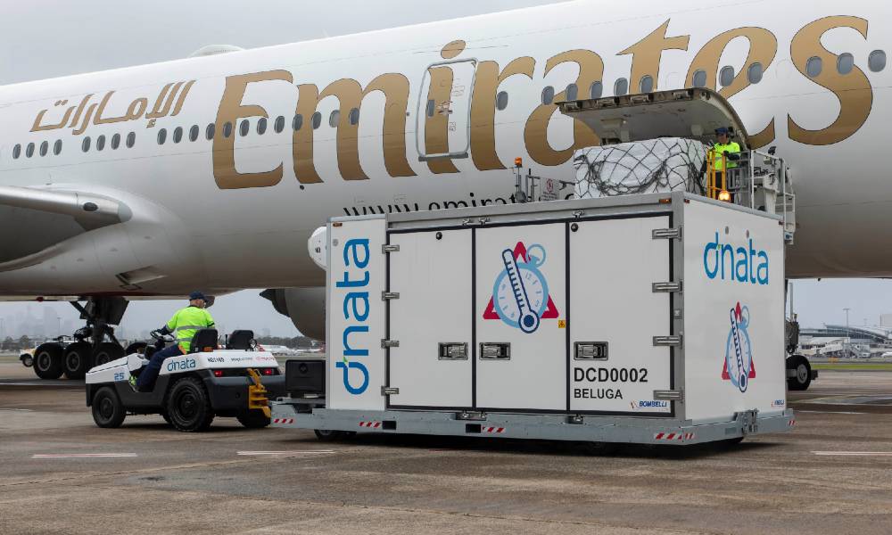 dnata adds four high-tech cool dollies to its Australian cargo fleet