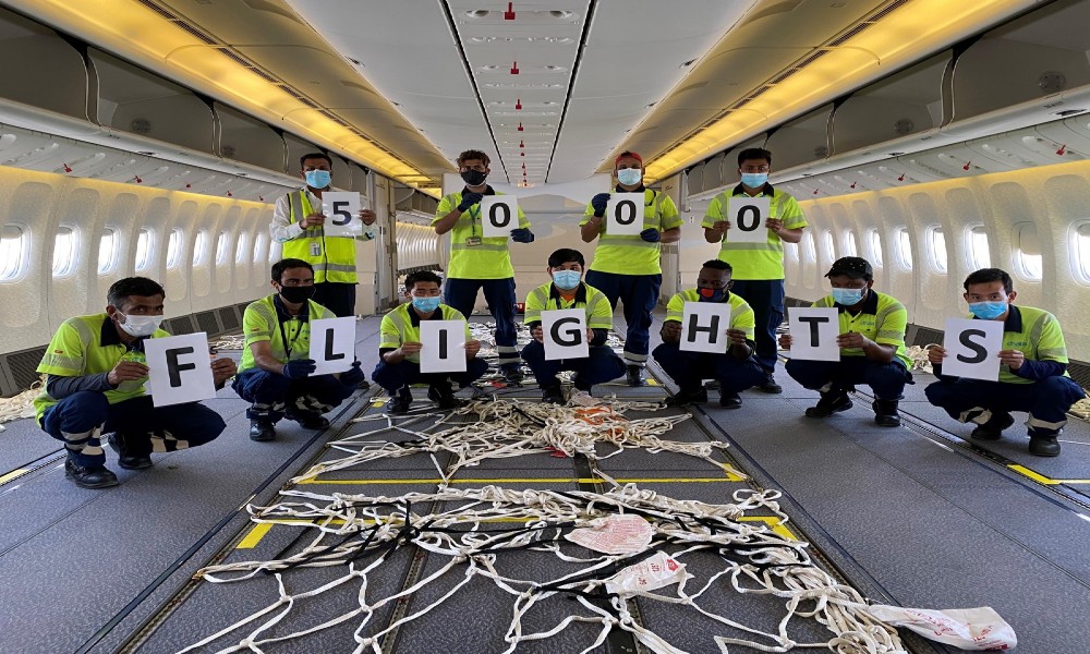 dnata handles 5,000 cargo-in-cabin flights in one year at DXB dnata handles 5,000 cargo-in-cabin flights in one year at DXB