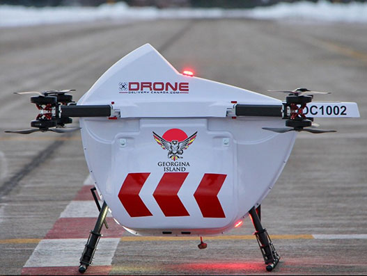 Drone Delivery Canada deploys drones to serve Georgina Island First Nation Drone Delivery Canada deploys drones to serve Georgina Island First Nation