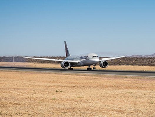 Qatar Airways inaugural flight lands at Dublin Airport