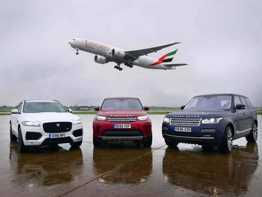 Emirates SkyCargo transports exclusive Jaguar Land Rover cars from Birmingham Airport