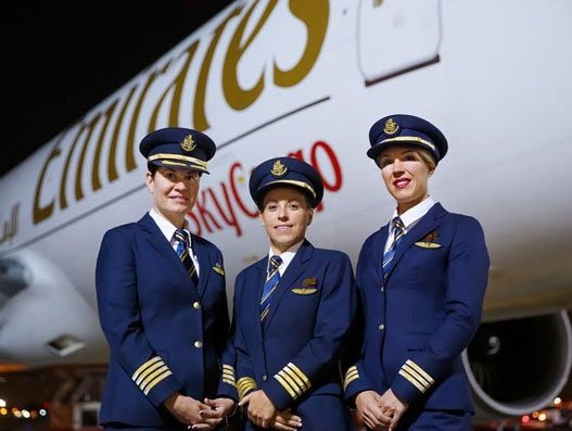 Emirates Skycargo operates all-women flight deck crew covering 6 cities across 4 continents Emirates Skycargo operates all-women flight deck crew covering 6 cities across 4 continents