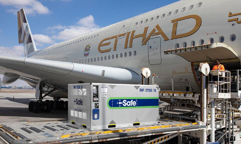 Etihad Cargo approves CSafe RAP container for flight across its fleet