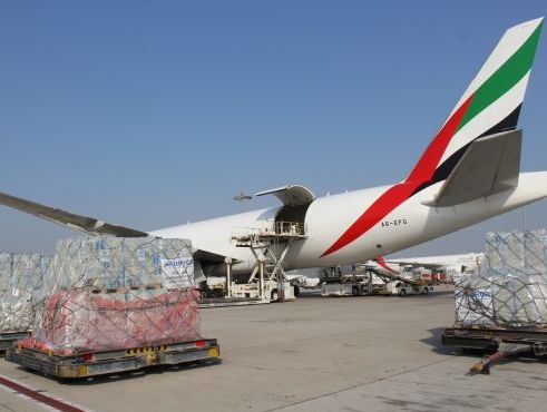 Emirates delivered relief supplies to Burkina Faso from IHC