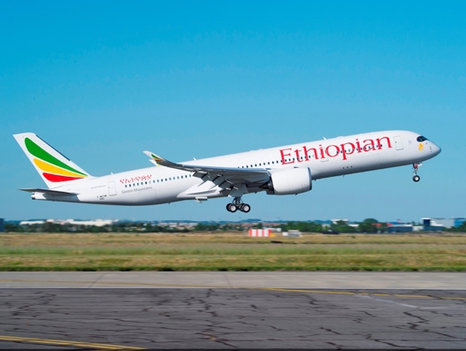 Ethiopian’s first A350 to go green for St. Patrick’s Day