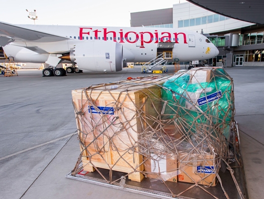 Ethiopian Airlines joins hands with Boeing and NGO’s to deliver humanitarian shipment Ethiopian Airlines joins hands with Boeing and NGO’s to deliver humanitarian shipment