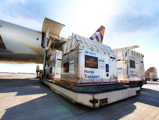 68 horses aboard Etihad Cargo make way to Hong Kong’s Longines Masters