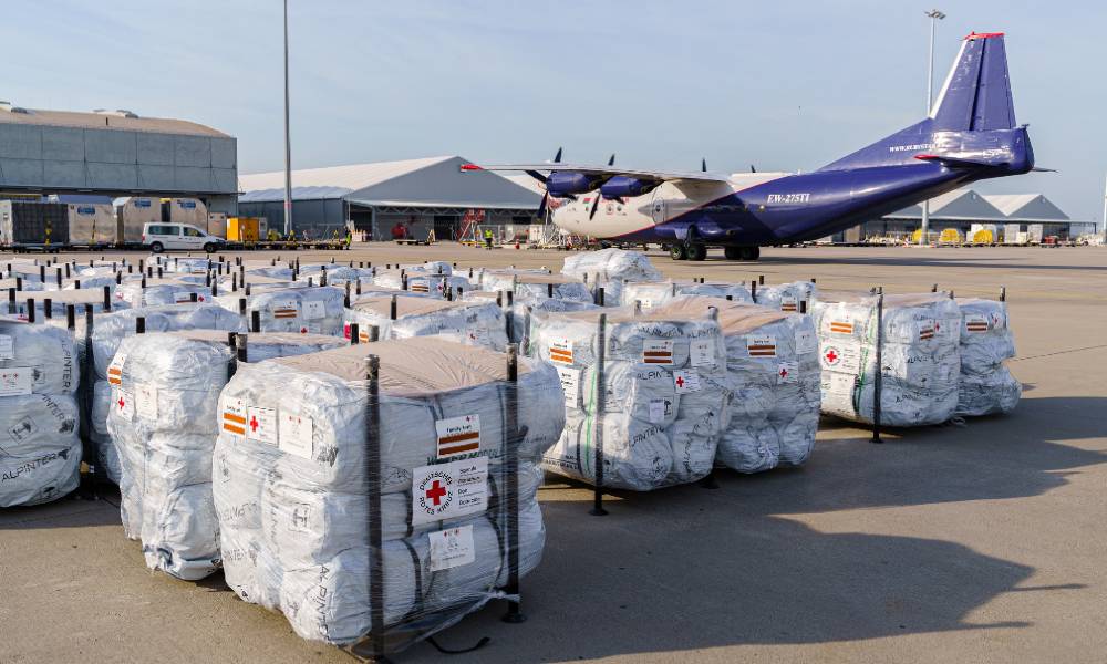 EU to set up logistics center for humanitarian aid at Leipzig/Halle Airport EU to set up logistics center for humanitarian aid at Leipzig/Halle Airport