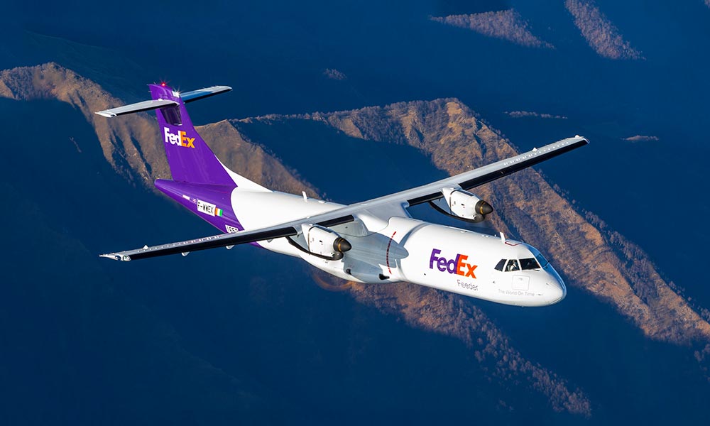 FedEx gets delivery of its first of 30 ATR 72-600F aircraft