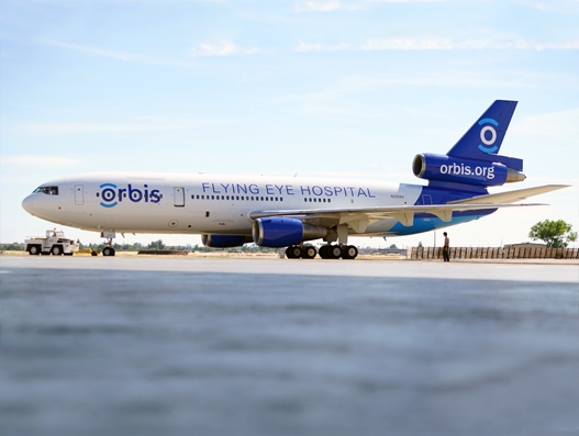 Dublin Airport welcomes the Orbis Flying Eye Hospital Dublin Airport welcomes the Orbis Flying Eye Hospital
