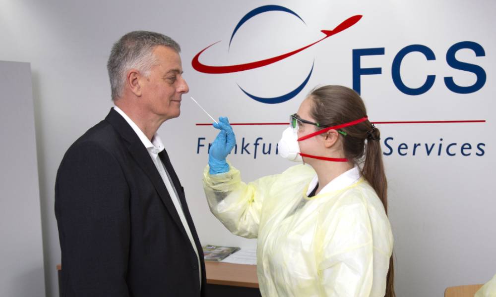 Frankfurt air freight handlers conduct large-scale Covid-19 testing campaign