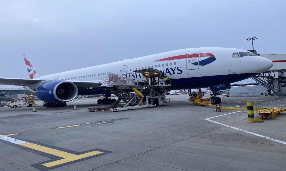 IAG Cargo makes record uplift of nearly 54 tonnes of cargo from Nairobi to Heathrow IAG Cargo makes record uplift of nearly 54 tonnes of cargo from Nairobi to Heathrow