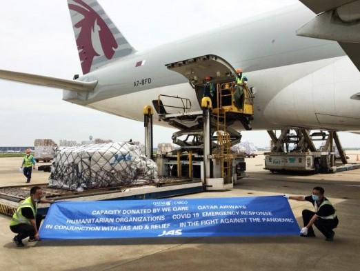JAS Worldwide moves 50 tonnes of PPE under QR Cargo’s We Qare campaign JAS Worldwide moves 50 tonnes of PPE under QR Cargo’s We Qare campaign