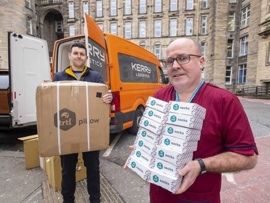 Kerry Logistics donates to help Trtl deliver compression socks Kerry Logistics donates to help Trtl deliver compression socks
