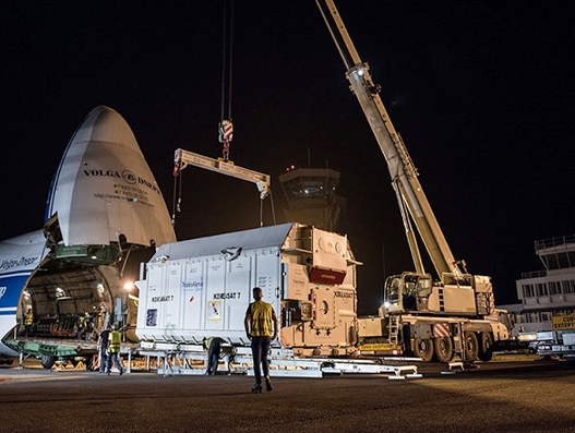 Two new telecommunications satellites transported to Kourou with the help of Bolloré Logistics