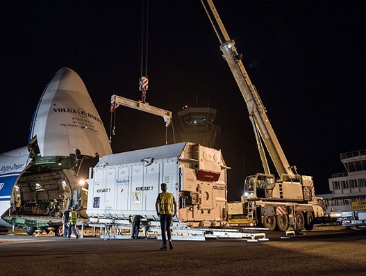 Two new telecommunications satellites transported to Kourou with the help of Bolloré Logistics Two new telecommunications satellites transported to Kourou with the help of Bolloré Logistics