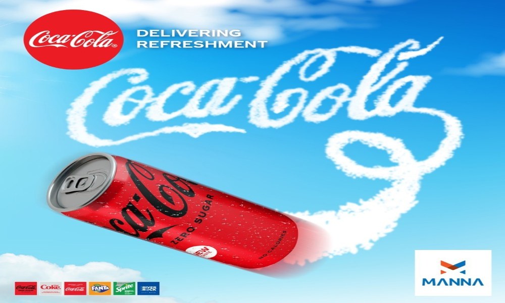 Manna drones to deliver Coca-Cola Zero Sugar, Fanta and Sprite in Oranmore Manna drones to deliver Coca-Cola Zero Sugar, Fanta and Sprite in Oranmore