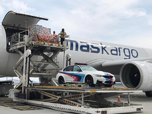 MASkargo in race equipment charter