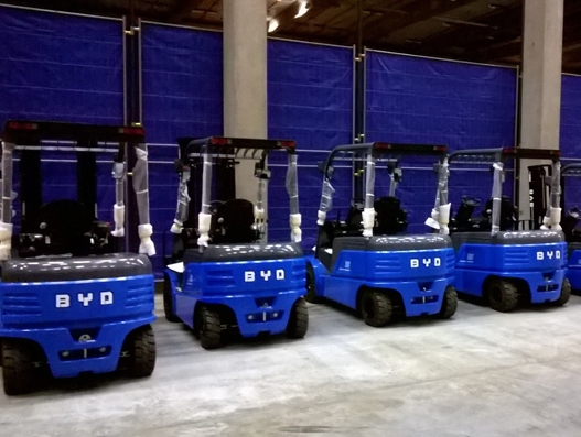 BYD Forklifts partners with Broekman Logistics in Rotterdam to serve European clients