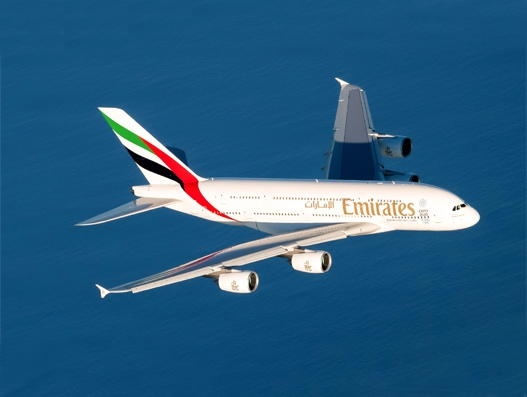 Emirates A380 returns to Narita, Japan Emirates A380 returns to Narita, Japan