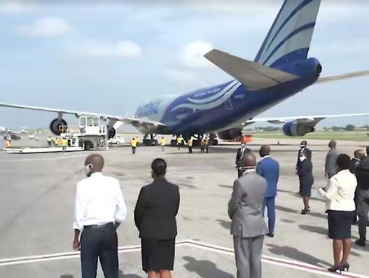 National begins flying Covid-19 combat relief supplies to Haiti National begins flying Covid-19 combat relief supplies to Haiti