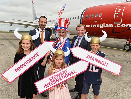 Norwegian Air checks in for Shannon Airport’s maiden transatlantic flight