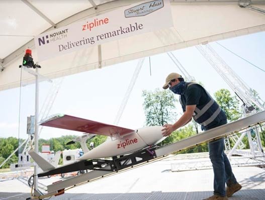 Novant Health, Zipline launch US’ first emergency drone logistics operation