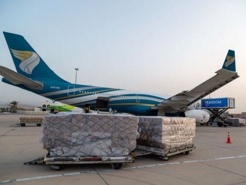 Oman Air chartered 69 cargo-only flights for Oman