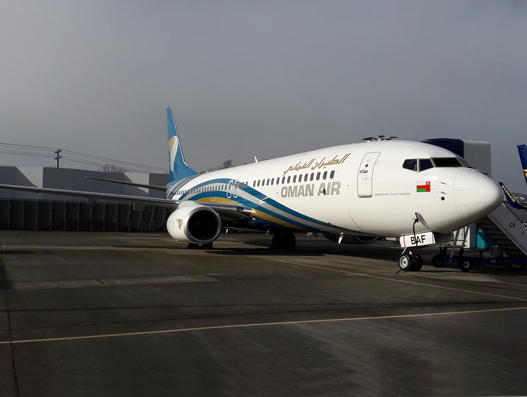 Oman Air adds new Boeing B737-800 to its fleet